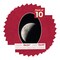 Red Suede Mat Board for 16x24 Frames - Oval Opening for 13x19 Photos